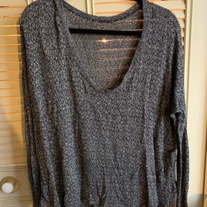 Black & Gray Lightweight Long Sleeve